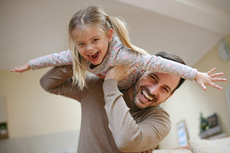 Hocking County Dad and Daughter